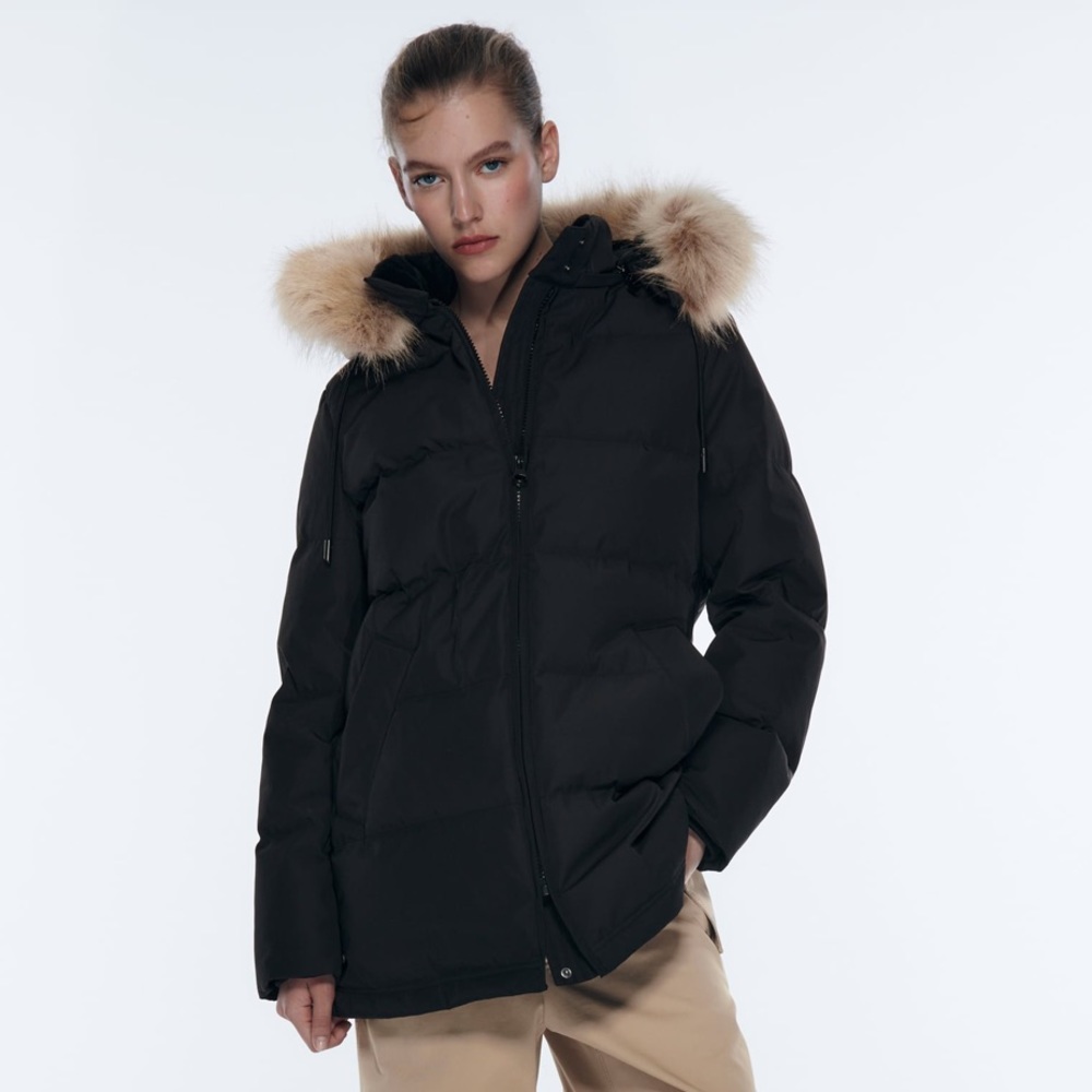 Zara Thermal Down Coat